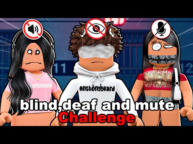 Blind, Deaf, and Mute CHALLENGE in Flee The Facility Roblox