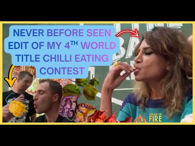 World Chili Pepper Eating Title Competition in Newcastle, UK | 𝗔 𝗡𝗘𝗩𝗘𝗥 𝗕𝗘𝗙𝗢𝗥𝗘 𝗦𝗘𝗘𝗡 𝗘𝗗𝗜𝗧! #youtube
