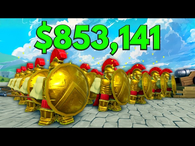 Spending $853,141 In Roblox Command An Army!