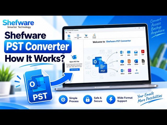 How to Convert PST Files Easily | PST Converter Tool – Step-by-Step Guide