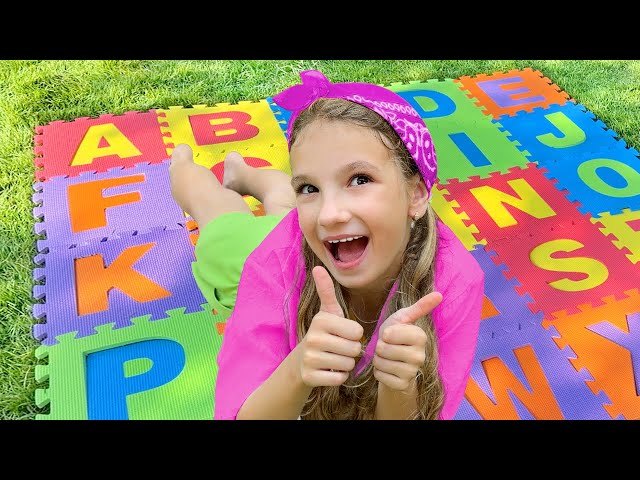 Tim and Essy are learning the English Alphabet with ABC Phonics Song | Nursery Rhymes & Kids Songs