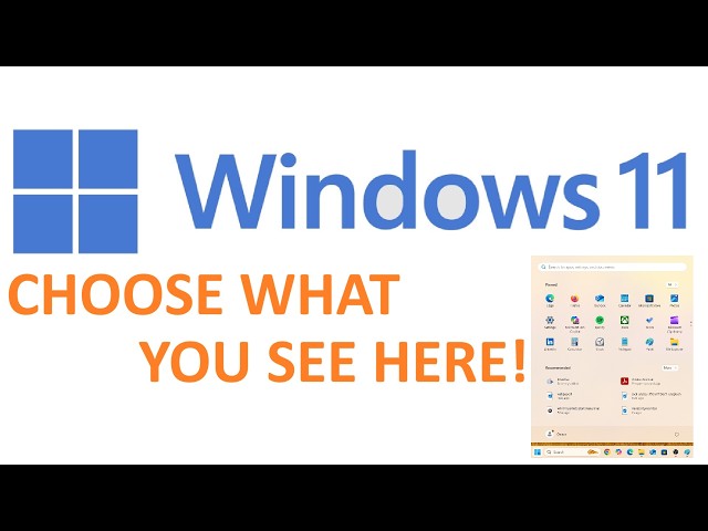 Windows 11 Tip: Pin Items to Your Start Menu