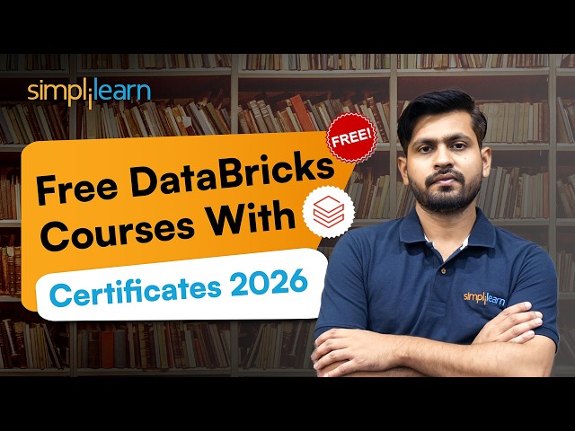 Free DataBricks Courses With Certificates 2026 | Databricks Courses with Certificates | Simplilearn