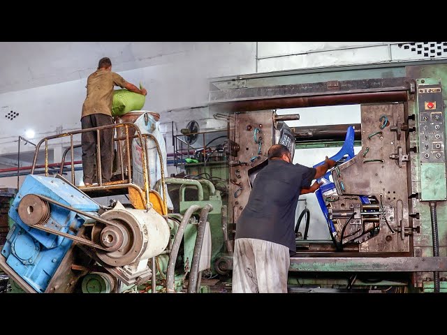 Manufactoring Process of Plastic Chair With Injection Molding Machine