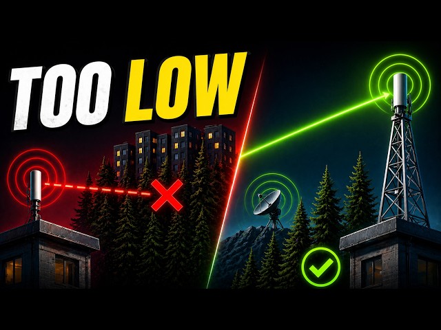 How High Should Your Antenna Be? (Most People Get This Wrong)