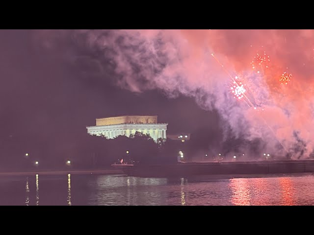Washington DC 250th Firework Show.. BIGGEST Firework show in History!! 