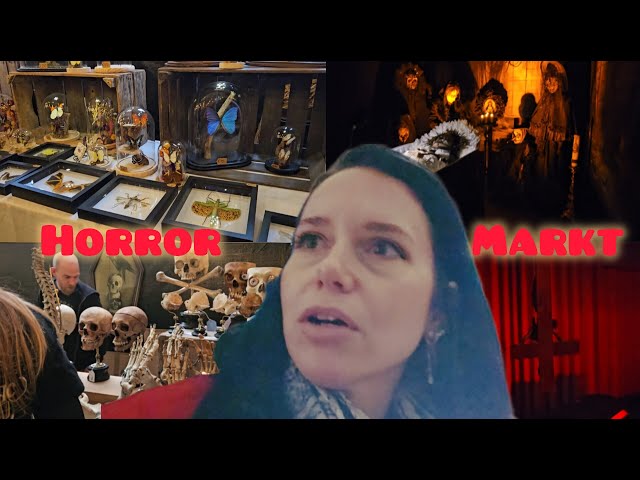 Vlog 😱- Is Dystere Markt worth it? Europe's biggest horror market, curiosities and strange finds