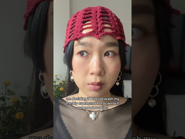 wash or wear test first after crocheting?