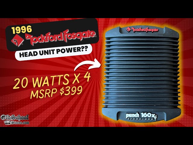 This is Why Old School Rockford Fosgate Still Brings Big Money