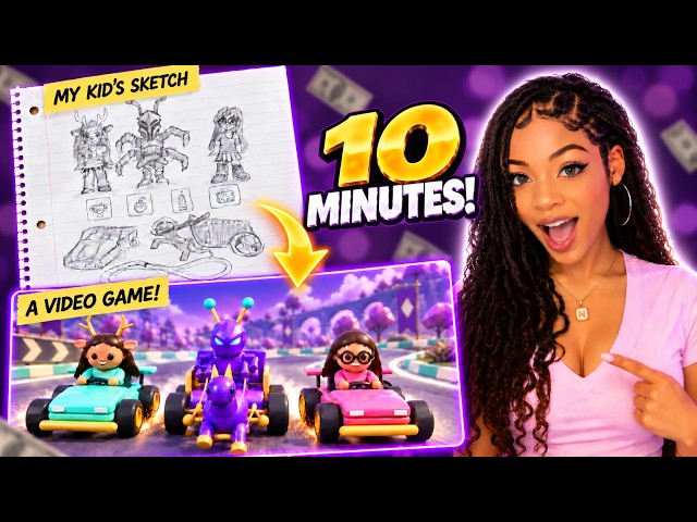 🤯 My Kid's Drawing Became a Playable Video Game in Minutes!