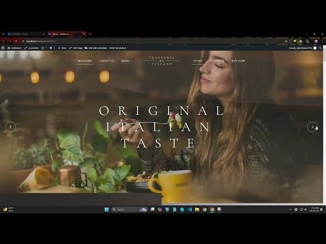 Resturent Website made with BeTheme