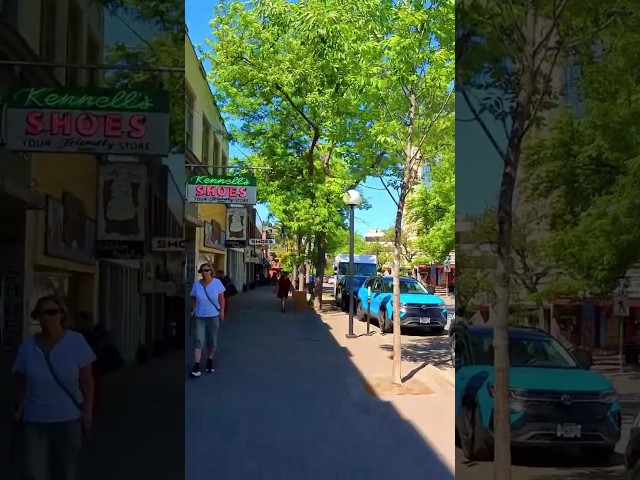 Walking Through Downtown Kamloops ☀️🇨🇦 #kamloops #britishcolumbia #canadiancity #shorts