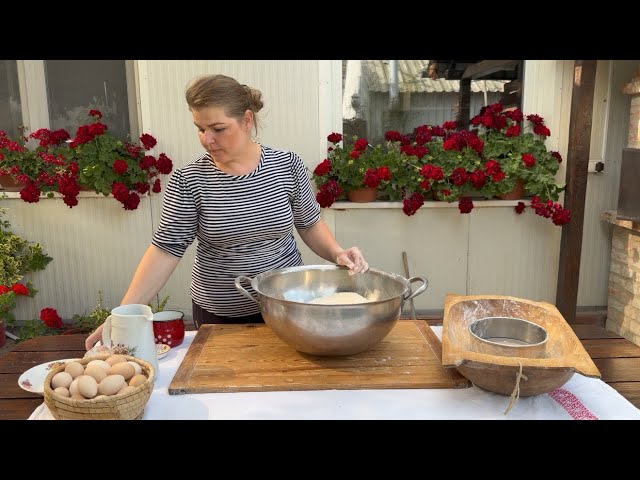 Traditional flatbread baking 