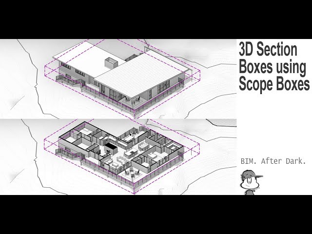 Revit Tutorial - 3D Section Boxes Using Scope Boxes in Revit