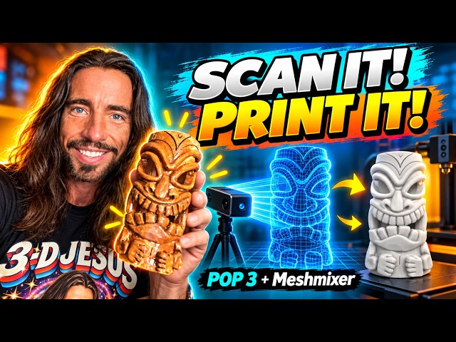Turn ANY Real Object Into a 3D Print! | Revopoint POP 3