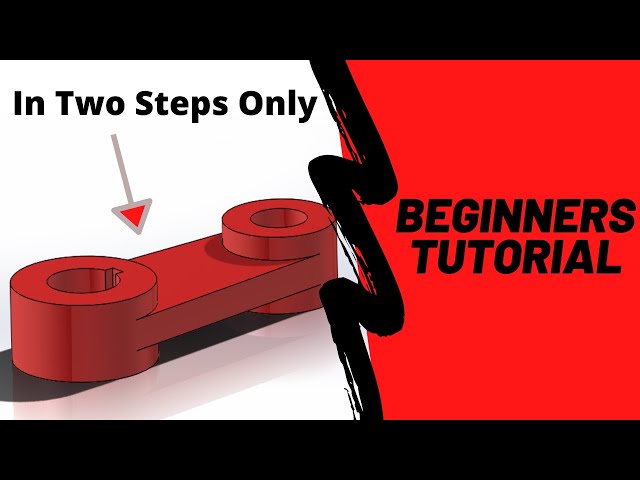 Solidworks Tutorial for Beginners |  Butterfly Valve  (Arm)