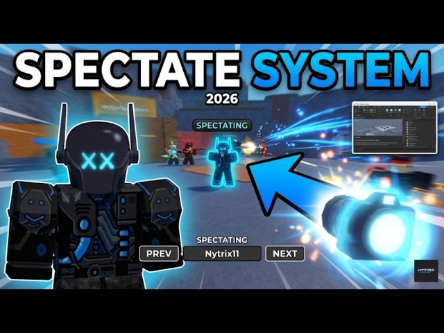 How to Make a Spectate System in Roblox Studio (2026 Tutorial) | Full Working Player Camera System