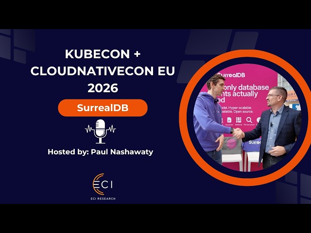 SurrealDB at KubeCon EU 2026: Multimodel Data, AI Memory, and Better LLM Context