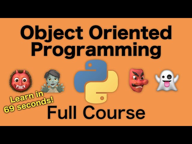 Object Oriented Programing in Python - Full 69-Second Course for Beginners