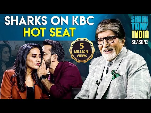 Sharks अपने टैंक से निकलके पहुंचे Hot Seat पे | Shark Tank India Season 2 | Sharks on KBC