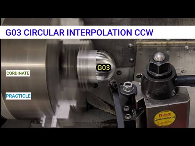 Difference between G02 and G03 | the function of Code G03 | #cnclathemachine
