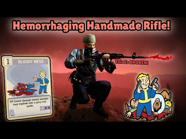 The MOST OVERPOWERED New Rifle in Fallout 76! Updated Shattered Grounds Build!