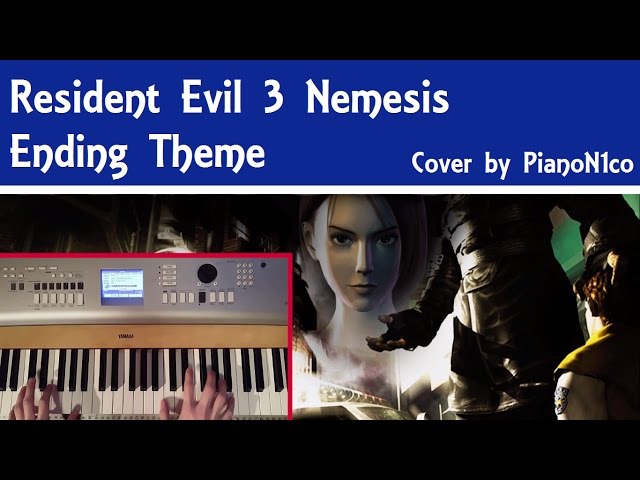 Resident Evil 3 Nemesis Ending Theme | Piano Cover by PianoN1co [HD]