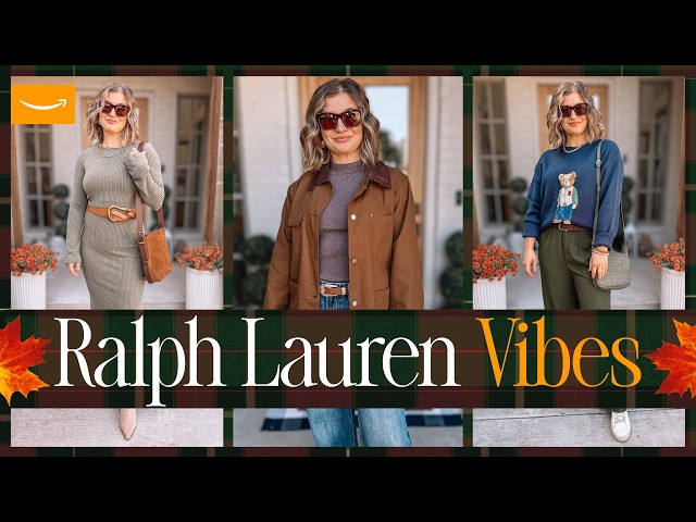 Ralph Lauren Inspired Amazon Fall Fashion Haul | Designer on A Budget!