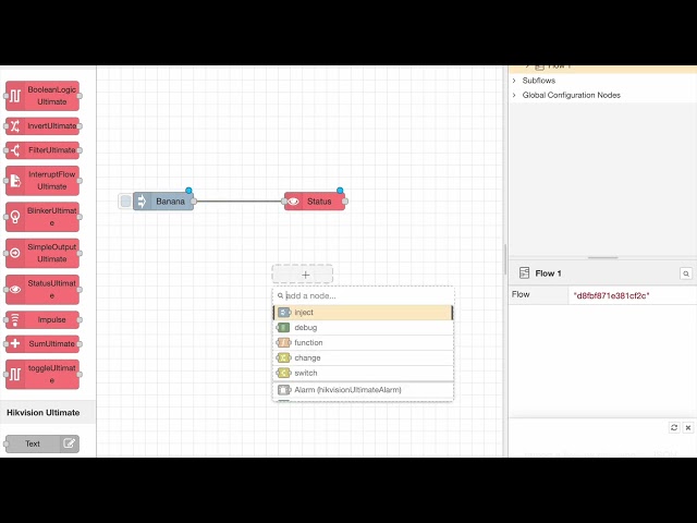 Status node for Node-Red