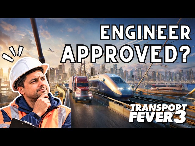 Veteran Railway Engineer Plays Transport Fever 3 for the First Time!