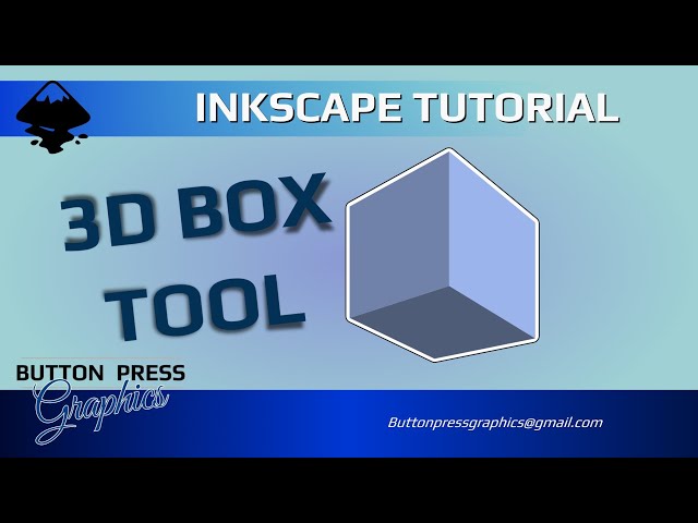 Using The 3D BOX TOOL In INKSCAPE