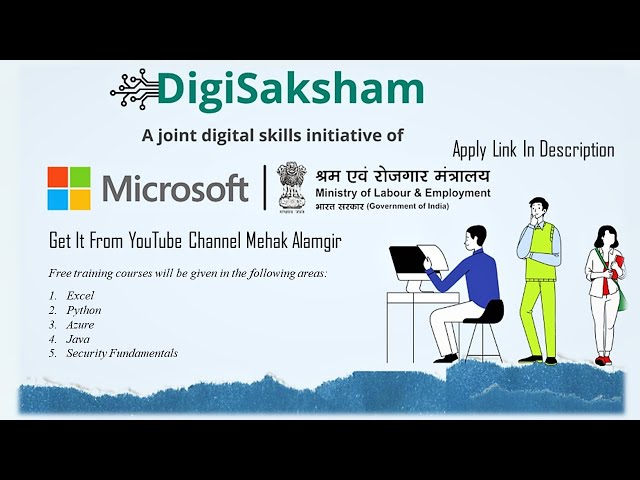 Microsoft Digisaksham | Microsoft DigiSaksham Scheme 2021 | Free Online Training