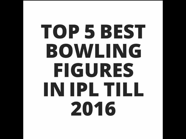 Top 5 Bowling Figures(Performances) in IPL!!