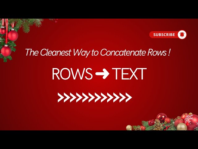 SQL Tricks | The Cleanest Way to Concatenate Rows | STRING_AGG
