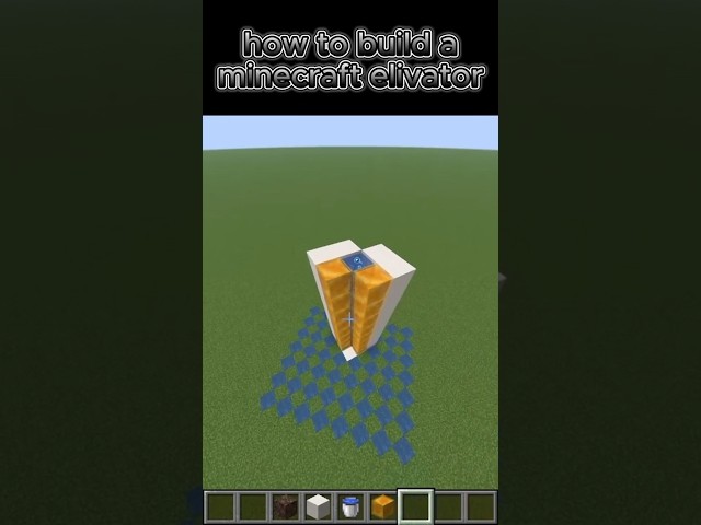 Minecraft Elevator Tutorial #minecraft #fyp #minecraftbuilds #minecrafttutorial #gaming #shorts
