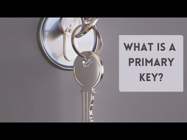What is a primary key in SQL?
