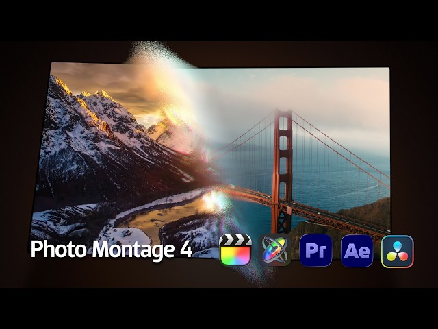 Photo Montage 4 Animated Photo and Video Sequences with AI-Based Pan and Zoom