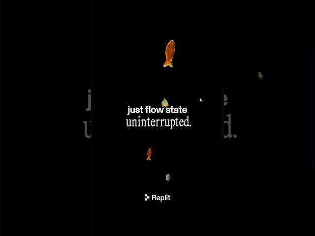 Flow state unlocked with Replit. 😌