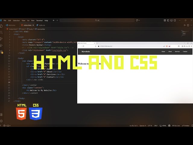 HTML & CSS Project for Beginners.