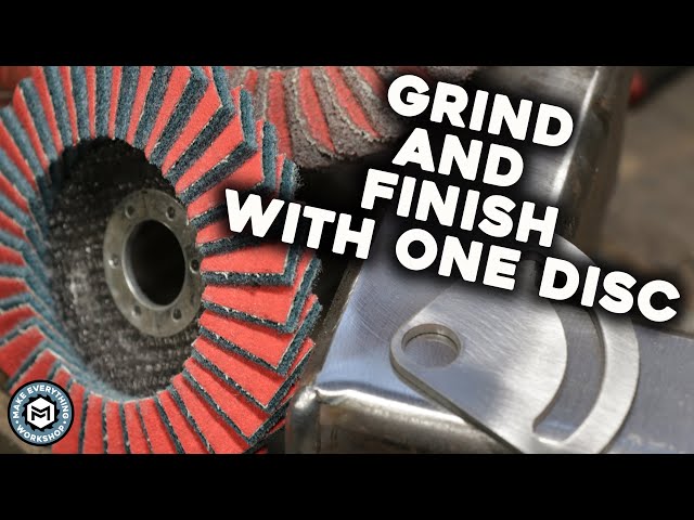 Grinding and Finishing Metal in One Step!