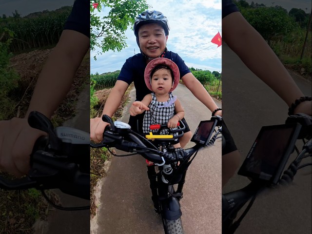 Just Me, My Daughter, and One Bike #bike #bycycle