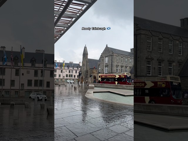 Rainy Days in Edinburgh, Scotland | Pure Magic in Every Drop 🌧️ #shorts #viral #ytshorts #scotland