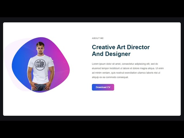 How to Make About Us Section using HTML and CSS | About us Section | Source Coder 2023 #html #css
