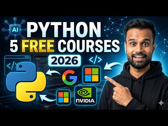 Learn Python for FREE: Top 5 Courses for 2026