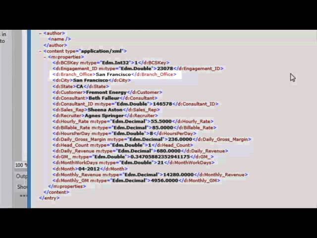 Tableau Tutorial - Dashboards, WCF and oData with Visual Studio 2012