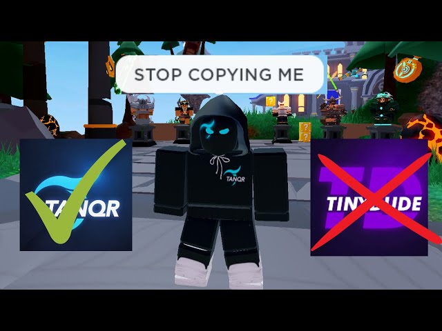 This YouTuber KEEPS COPYING TanqR... (Roblox Bedwars)