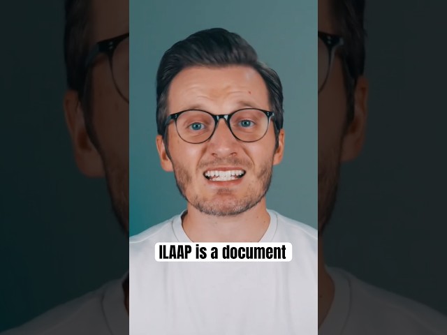 Liquidity Day 7 💧 ILAAP explained simply. #Banking #Liquidity #risk