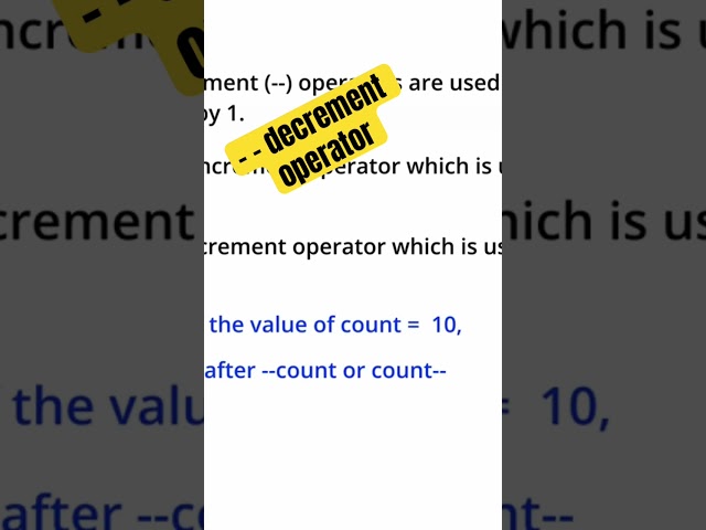 Understanding decrement operator in C/C++