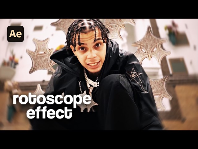 Try this Rotoscope ROTATING Effect in After Effects