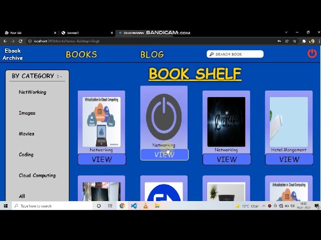 React projects:Ebook Archive react project using html and pure css using context API.⬇️Source Code⬇️